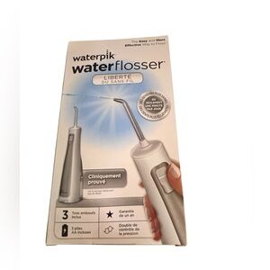 Waterpik Waterflosser Cordless Freedom Healthy Gums 3 Tips Waterproof Portable